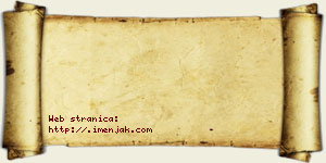 Jasmina Radojković vizit kartica